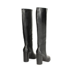 Bottes noires avec talon de 9,3 cm, Primadonna, 263319151EPNERO035, 005 preview