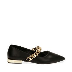 ZAPATOS BAILARINA ECO-PIEL NERO, 184953462EPNERO036, 001a
