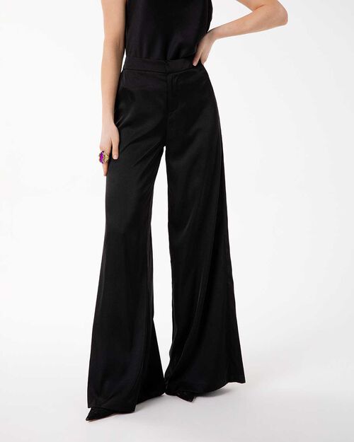 VETEMENTS PANTALON TISSU NERO, BLACK