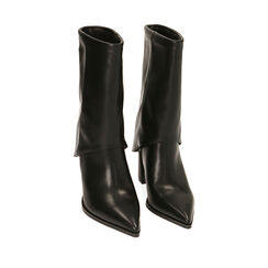Ankle boots neri, tacco 9,5 cm , Special Price, 203003105EPNERO037, 002a