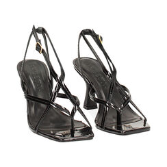 Sandale à talons femme noir vernis, Primadonna, 252164826VENERO035, 003 preview