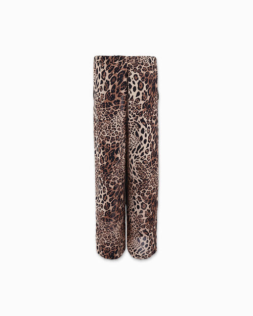 Pantalon femme l&eacute;opard, 