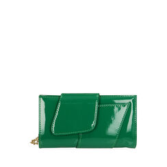 Bolso clutch de charol verde, Primadonna, 200200034VEVERDUNI, 001a