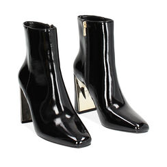 Bottine noire vernies, Primadonna, 244901701NPNERO036, 002a