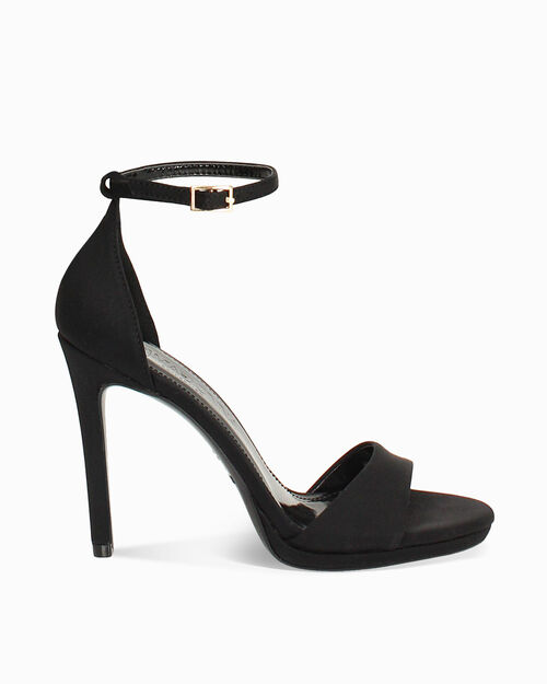 WOMEN SHOES SANDAL LYCRA NERO, BLACK