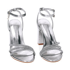 Sandale à talon femme argentée haute, Primadonna, 252712111LPARGE035, 003 preview
