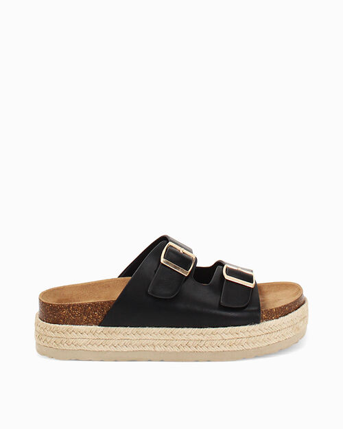 WOMEN SHOES BIRKENSTOCK SYNTHETIC NERO, BLACK