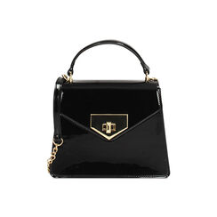 Mini bag nera con tracolla removibile, Borse, 275126728VENEROUNI, 001 preview