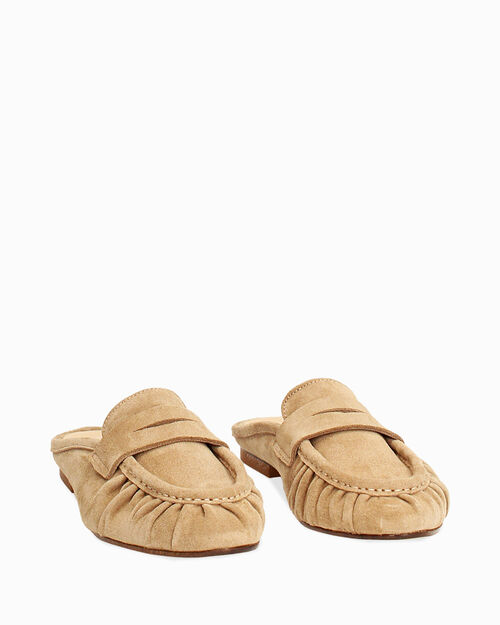 Sabot di camoscio taupe, TAUPE