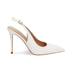 D&eacute;collet&eacute; bianche tacco 10 cm, Primadonna, 272130641EPBIAN035, 001 preview