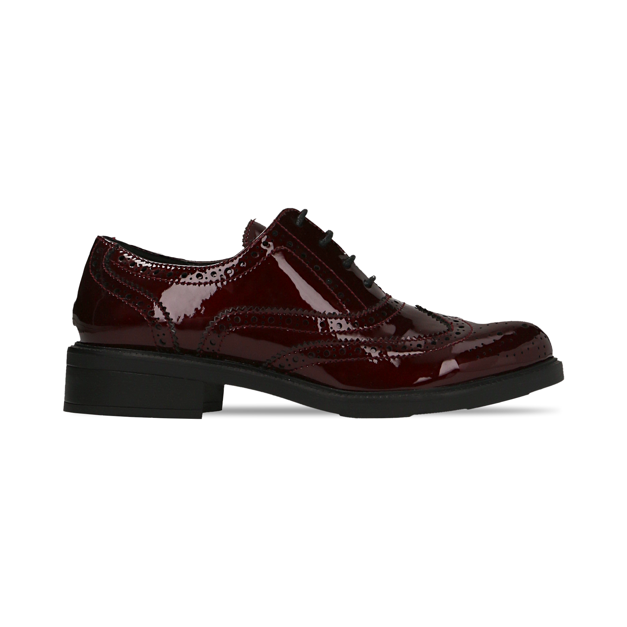 scarpe stringate bordeaux