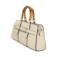 Borsa a mano donna panna stampa cocco, Primadonna, 25M740312CCPANNUNI, 003 preview