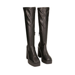 CALZATURA STIVALE SINTETICO NERO, Primadonna, 22N310036EPNERO035, 002a