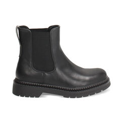 Bottines Beatles noires avec talon de 4 cm, Primadonna, 260685320EPNERO035, 001 preview