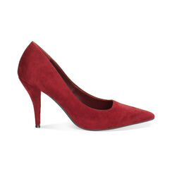 Décolleté bordeaux in microfibra con tacco 9 cm, Primadonna, 262744601MFBORD035, 001 preview