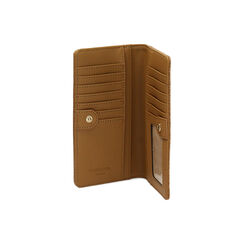 Portafoglio camel con chiusura elegante, Borse, 275710002EPCAMEUNI, 004 preview
