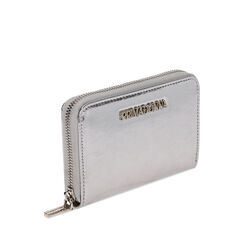 Portafogli argento laminato, Primadonna, 215122516LMARGEUNI, 002a