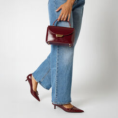Mini sac bordeaux brillant, Primadonna, 265126397EUBORDUNI, 002a