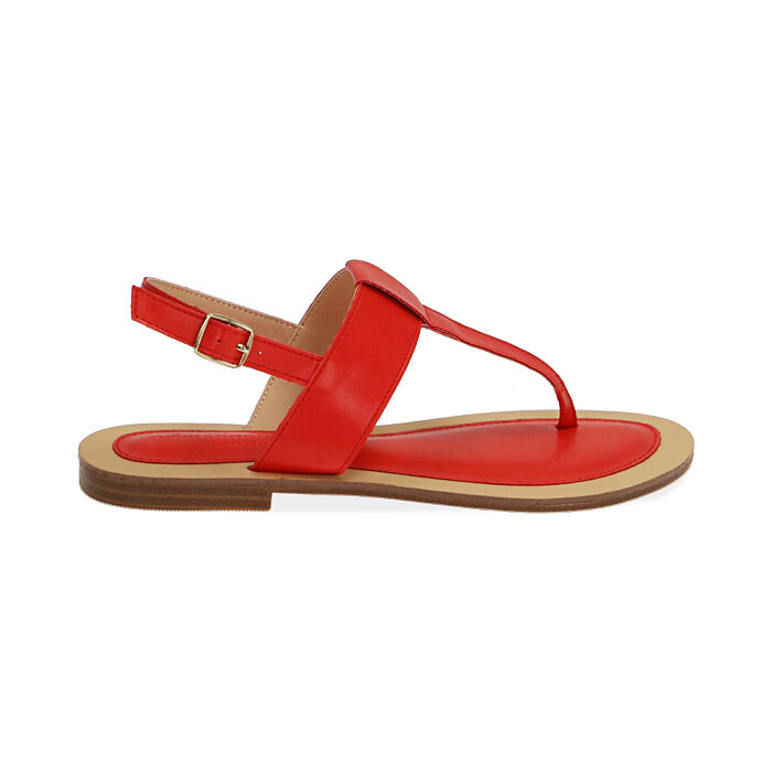 Sandalias rojas 2020 cheap