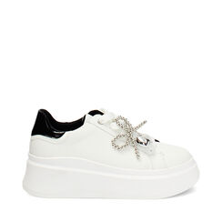 Sneakers bianche con gomma di 6 cm, Primadonna, 262800765EPBIAN036, 001a