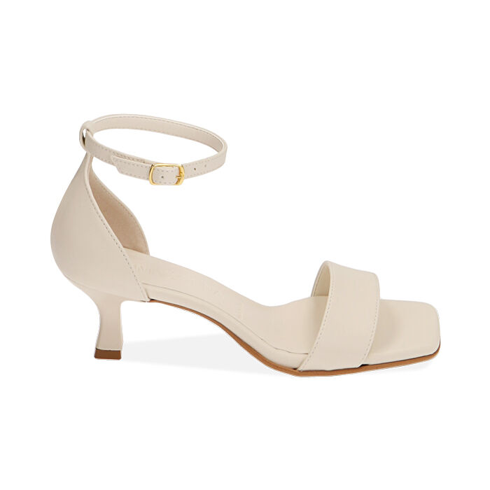 Sandalias mujer crema tac n 6 cm Primadonna Collection