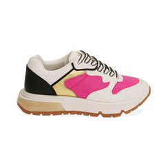 Sneakers bianco/fucsia, Primadonna, 190623902EPBIFU035, 001 preview