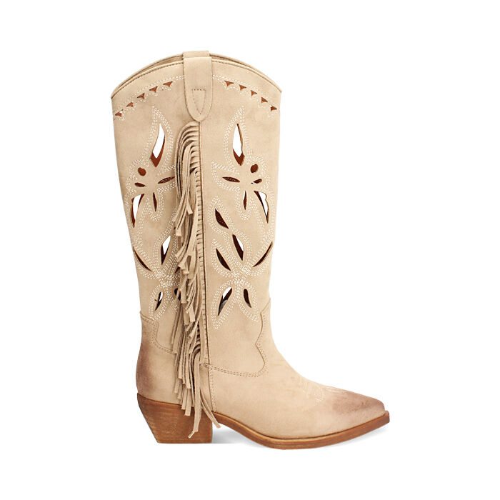 Botas taupe tac&oacute;n 5 cm, Primadonna, 27P685502MFTAUP035