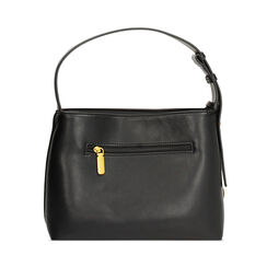 Borsa a spalla nera essenziale, Primadonna, 265705885EPNEROUNI, 004 preview