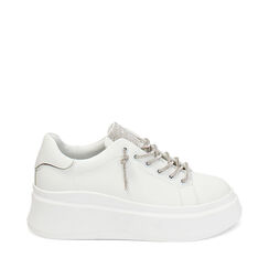Sneakers bianco-argento, Primadonna, 242800704EPBIAR036, 001a