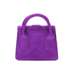 Mini-bag viola in microfibra, Primadonna, 225124537MFVIOLUNI, 003 preview
