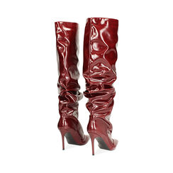 Stivali sopra il ginocchio bordeaux con gambale morbido, Primadonna, 262104523EUBORD038, 004 preview