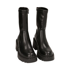 Stivaletti neri, tacco 6,7 cm, Primadonna, 220623911EPNERO038, 002 preview