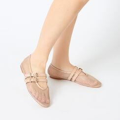 Ballerines femme beiges perforées, Primadonna, 25D539902TSBEIG035, 002a