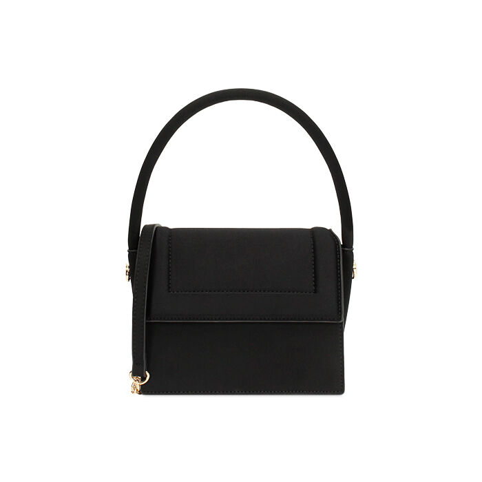 Mini bolso de mujer negro en tejido, Primadonna, 255130057LYNEROUNI