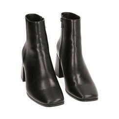 Bottines noires, talon 7 cm , Primadonna, 204988212EPNERO035, 002 preview