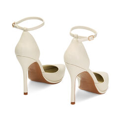 Décolleté Open Shank panna, tacco 10 cm, Primadonna, 232186202EPPANN037, 003 preview