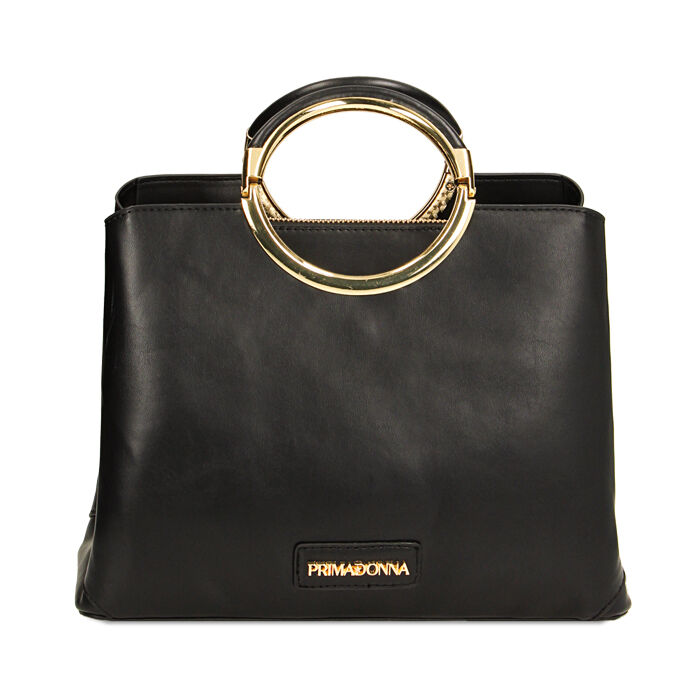 Borsa a mano nera donna Primadonna Collection