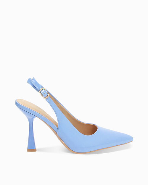 D&eacute;collet&eacute; celesti tacco 9,5 cm, LT BLUE