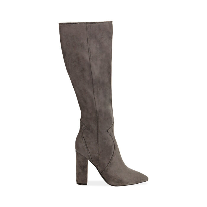 Botas grises mujer discount