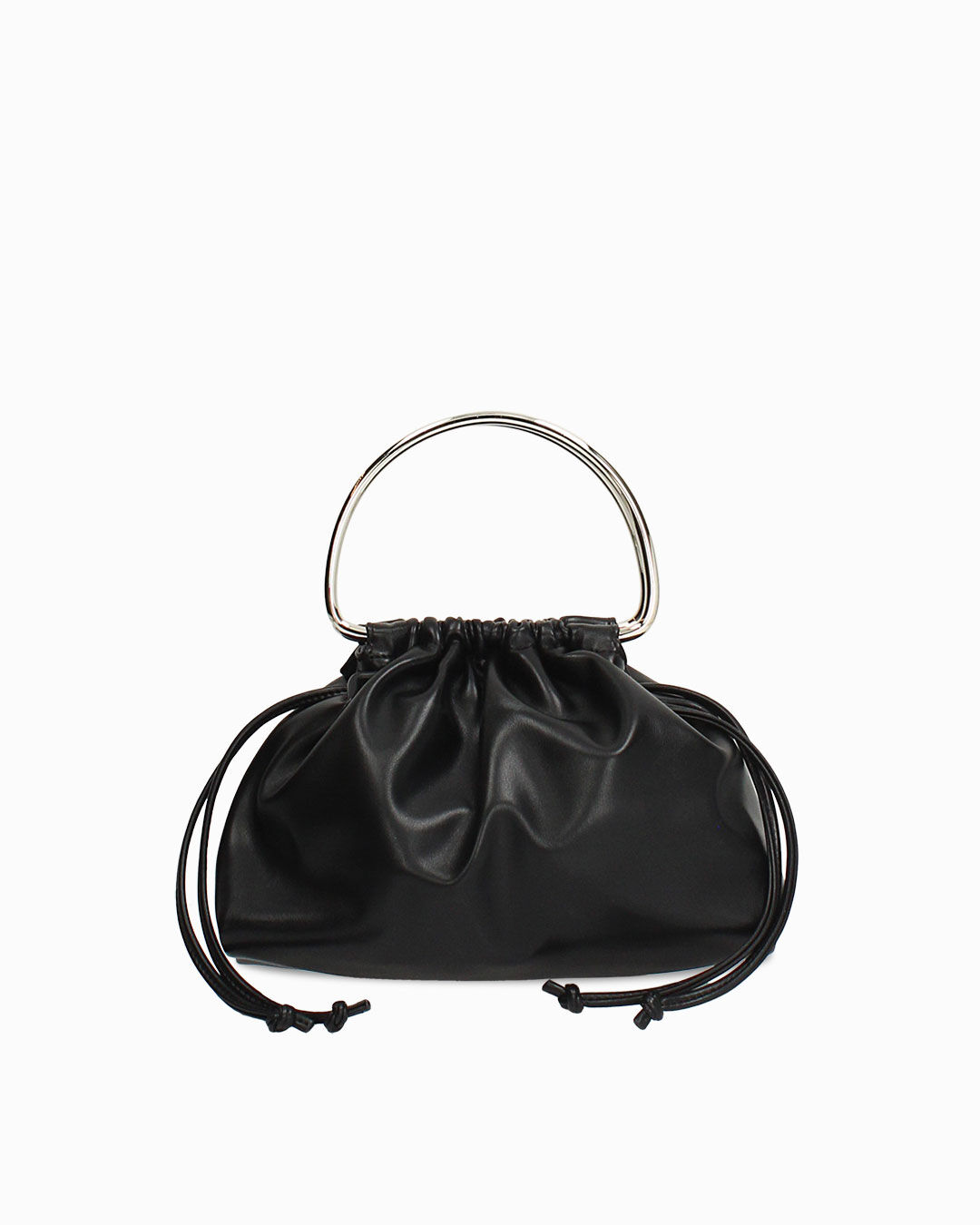 Mini bag nera con tracolla removibile