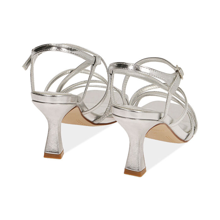 Scarpe Argento Primadonna Décolleté Slingback Argento Laminate