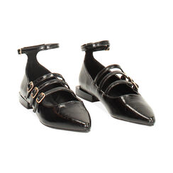 Ballerines noires lacées, Primadonna, 244934613SCNERO036, 002 preview