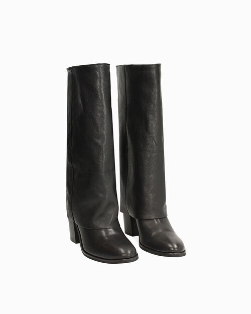 BOTTES DE PLUIE BOTTE PEAU LAVEE NERO, BLACK