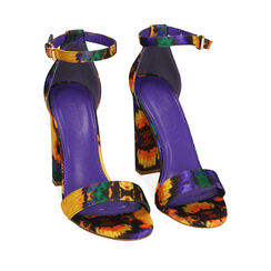 Sandalias tie-dye verde, tacón 10,5 cm, Primadonna, 192706086RSVIGI037, 002a