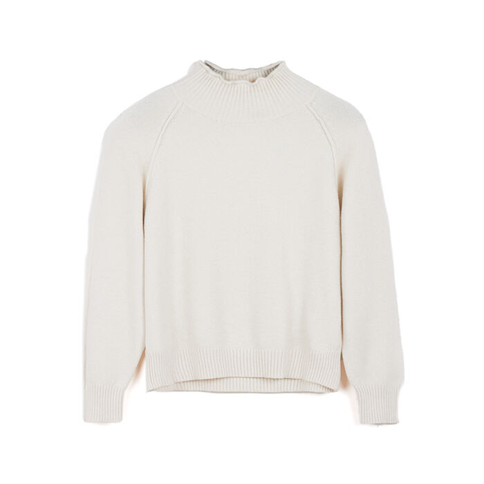 Maglia panna in tessuto basic, Primadonna, 26U558585TSPANNM