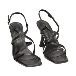 Sandales à talons noires, Primadonna, 234960812EPNERO035, 002a