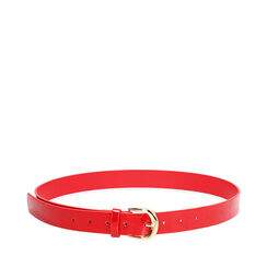 ACCESSORIES BELT SYNTHETIC PATENT ROSS, Primadonna, 25B413710VEROSSUNI, 001a
