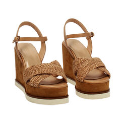 Zeppe cognac tacco 10 cm, Primadonna, 272159101ERCOGN035, 003 preview