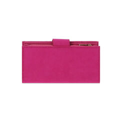 Portafogli in microfibra fucsia, New Collection, 215122158MFFUCSUNI, 003 preview