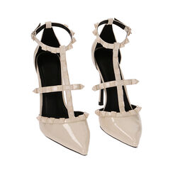 WOMEN SHOES OPEN SHANK SYNTHETIC PATENT, Primadonna, 222186107VEPANN035, 002 preview
